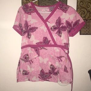Koi Scrub Top